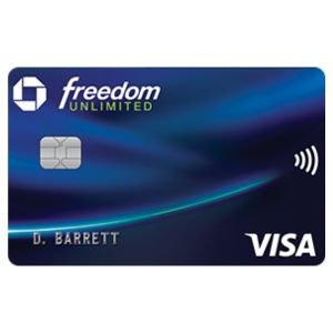 chase freedom unlimited card