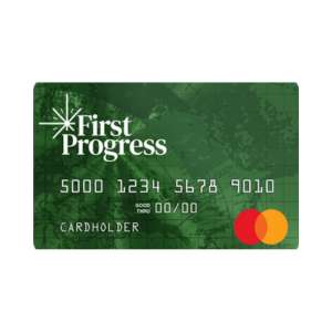 Tarjeta de crédito asegurada First Progress Platinum Prestige Mastercard®