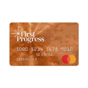 Tarjeta de crédito asegurada First Progress Platinum Select Mastercard®