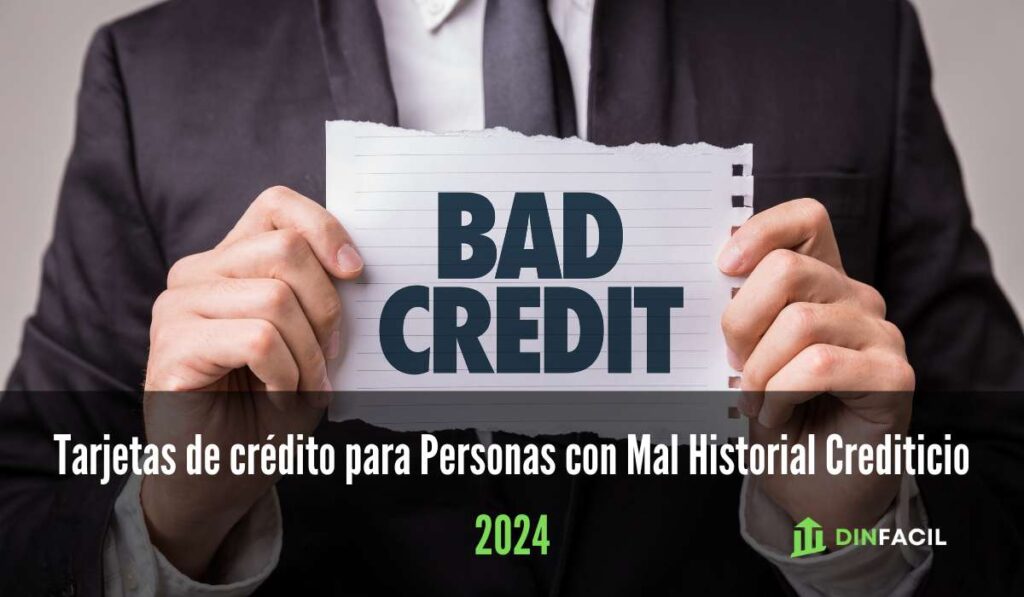 tarjetas de crédito con mal crédito