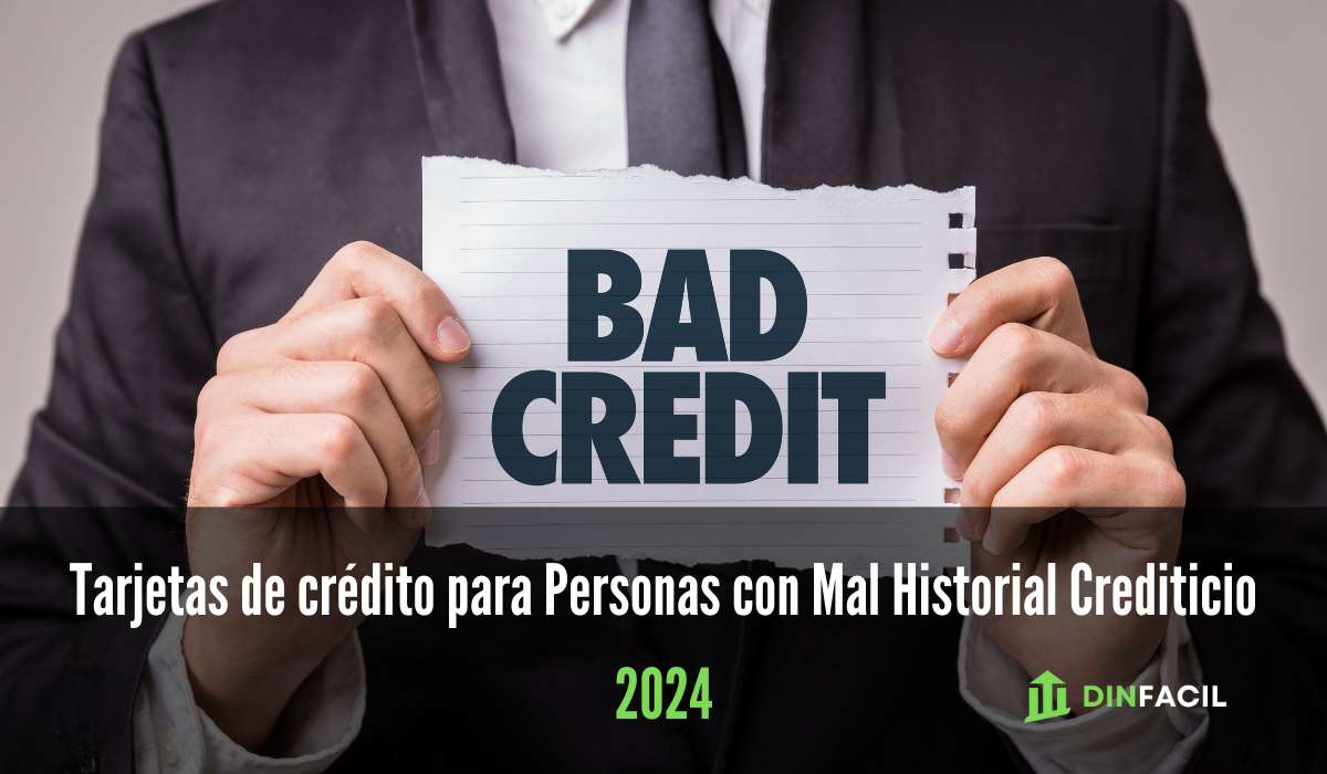 tarjetas de crédito con mal crédito